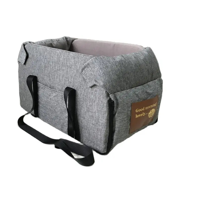 Cadeirinha de Carro Portátil com Segurança Central para Pet